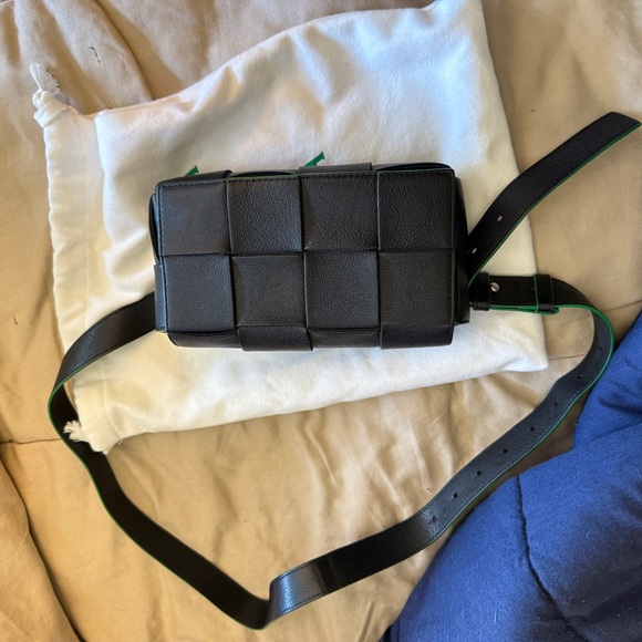 Bottega Veneta Other - Bottega Veneta Black Woven Belt Bag